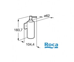 DOSIFICADOR PARED VICTORIA ROCA